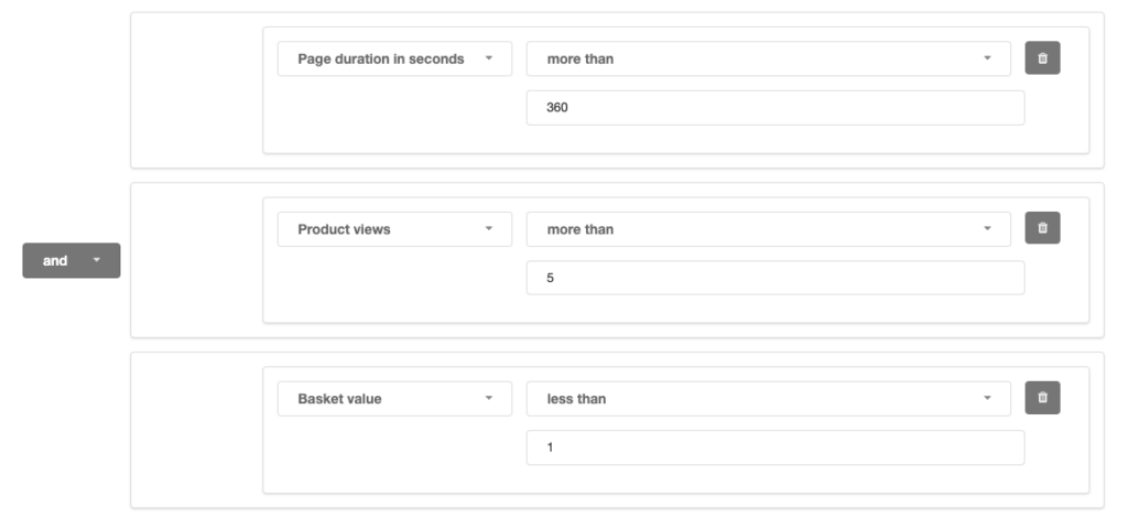 Segment Rules trbo